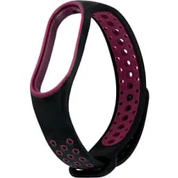 Ремешок Nike Sport Mi Band 5/6/7 Черный Purple