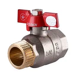 Кран кульовий прямий Solomon 3/4″ ЗВ КБ PN30 B1015