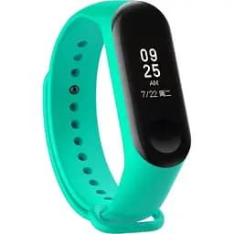 Силіконовий ремінець BeCover для Xiaomi Mi Band 3/4 Green (704128)