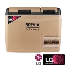 Холодильник автомобільний Brevia 39л (компресор LG) двокамерний 23405