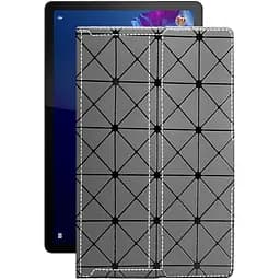 Чохол StatusCASE з екошкіри для планшету Lenovo Tab P11 Pro Сірий ромб