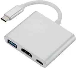 Хаб USB 3-in-1 Grey Dynamode teh0023490