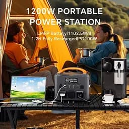 Зарядна станція Newsmy S1210 1200W 1102.5Wh LiFePO4 - мініатюра 3