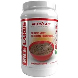 Легкоусвояемые углеводы ActivLab Rice Carbs, 1 кг из рисовой муки - Молочный шоколад