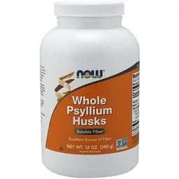 Натуральная добавка NOW Whole Psyllium Husks, 340 грамм