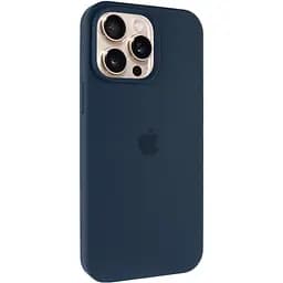 Чехол Epik Silicone Case Full Protective AA для Apple iPhone 15 Pro 6.1 Синий/Deep navy