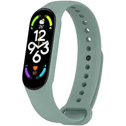 Силиконовый ремешок для Xiaomi Mi Band 7/6/5 Бирюзовый / Mint