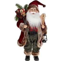 М'яка іграшка Bona Санта з подарунками та ліхтарем 20.5х13х46 см (000264952)