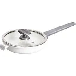 Сковорода универсальная MGC Designed алюминиевая 20 см с антипригарным покрытием, белый MGC HP-4-456W