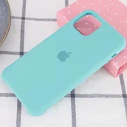 Чохол Silicone Case AA для Apple iPhone 11 Pro 5.8" Бірюзовий / Marine Green - мініатюра 2