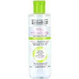 Міцелярна вода для зняття макіяжу Evoluderm для комбінованої ти жирної шкіри обличчя 250 мл