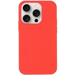 Чехол Epik Silicone Case Full Protective AA NO LOGO для Apple iPhone 16 Pro 6.3 Арбузный/Watermelon red