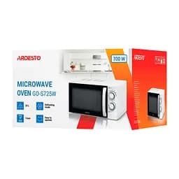Мікрохвильова піч Ardesto, 20 л 700 Вт білий (GO-S725W) - мініатюра 4
