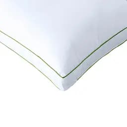 Подушка пух Cosas Feather антиалергенна 50x70 см 2 шт. білий (Set_2PillowFluff_BKGreen_50x70) - мініатюра 6
