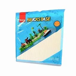 Конструктор Sluban M38-B0833 — Ігрове поле 25.5x25.5 см для настільних та розвивальних ігор, білий