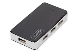Хаб USB-A > 7хUSB-А активный Digitus teh0018436