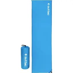 Самонадувающийся коврик Outtec 180х53х4 см гладкий голубой