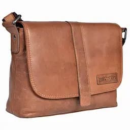 Чоловіча шкіряна сумка через плече Hill&Burry 28х22х8 см sum0025741