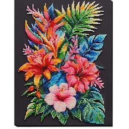 Набор для вышивки бисером "Райское наслаждение" AB-935 на натуральном холсте