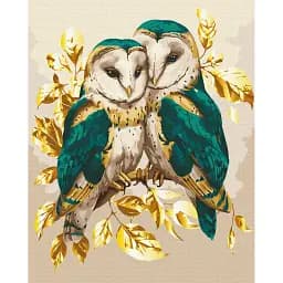 Картина по номерам Brushme Изумрудная мудрость с красками металлик 40x50 см