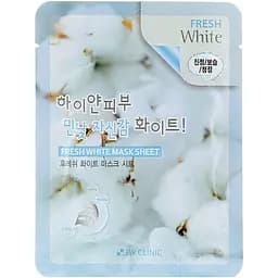 Тканинна маска для обличчя 3W Clinic Fresh White Mask Sheet 23 мл