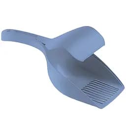 Лопатка для котячого туалету Stefanplast Twice 27.5x12.5x11 см синя