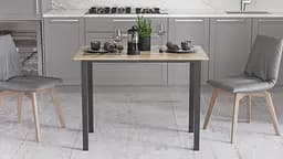 Стіл універсальний Knap Ferrum-decor 750x1000x700 Чорний метал ДСП Дуб Сонома 16 мм (FRD-106365) - мініатюра 2