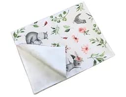 Непромокаемая пеленка Moontime "Бегемотики"