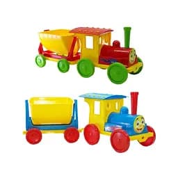Конструктор-поїзд Doloni Toys з причепом (013115)