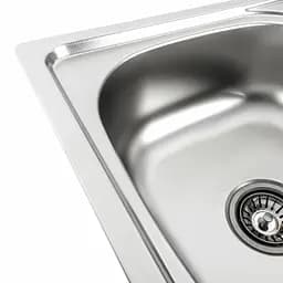 Кухонна мийка з нержавіючої сталі прямокутна Valeso декор 7848 (0,8/180 мм), Decor - мініатюра 4