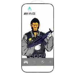 Захисне скло 5D Anti-static Matte (тех.пак) для Apple iPhone 17 Pro Max (6.9) Чорний