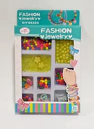 Набір бісеру для виготовлення браслетів ZQ2029-B Fashion jewelry в коробці (6968129401778) Бірюзовий