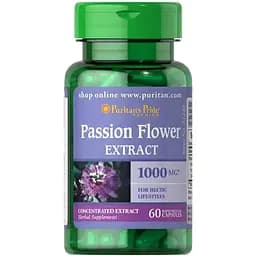 Аминокислота Puritan's Pride Passion Flower 1000 мг, 60 капсул vit0003813