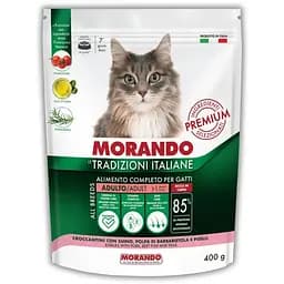 Сухой корм для кошек Morando Tradizioni со свининой, горохом и свеклой 400 г