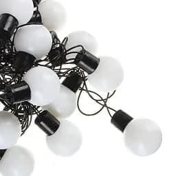 Гірлянда матова кулька 40LED 5м (флеш) 18мм, Новорічна бахрама, Світлодіодна гірлянда, Вулична гірлянда - мініатюра 3