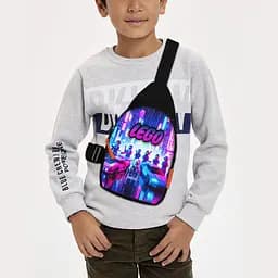 Сумка через плече дитяча 29х17 см сумка слінг для хлопчика (01948)