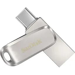 Флеш-накопичувач Sandisk Flash USB 3.1 Ultra Dual Luxe Type-C 256Gb (150 Mb/s) (SDDDC4-256G-G46) - мініатюра 2