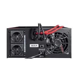Інвертор Kraft KRF-AVR1000VA/800W-12V з правильною синусоїдою під зовнішній акумулятор (42-00092) - мініатюра 4