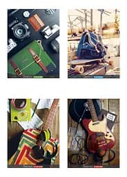 Комплект 4 шт загальних зошитів. Зошит Школярик А5 80 арк. у лінію 5003 4823088204353