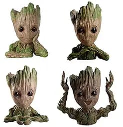 Набір горщиків для квітів або канцелярії Грут Groot G1 + G2 + G3 + G4