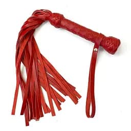 Флогер Art of Sex маленький / мартинет, 30 хвостів по 35 см, колір червоний
