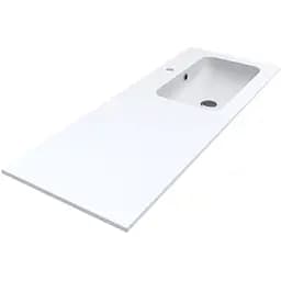 Умивальник Miraggio Della 1200 R mirasoft 0001077, Білий матовий