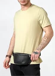 Поясна сумка бананка шкіряна Sambag Tirso PSSm чорний 30.5 х 14 см (81113001m) - мініатюра 10
