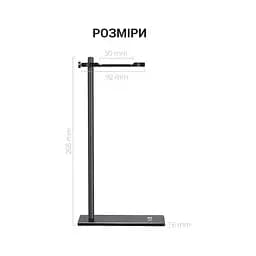 Підставка для гарнітури OfficePro Aluminum Alloys Black (LS350B) - мініатюра 12