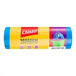 Мішки для сміття Chisto, 120 л, 10 шт. - мініатюра 4