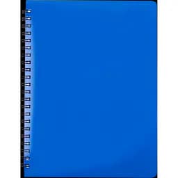 Тетрадь для записей Buromax Gloss А6 в клетку 80 листов синий (BM.24652151-02)