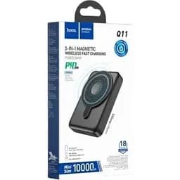 Внешний акб беспроводной Hoco Q11 Expressar 3-in-1 magnetic fast charging 10000mAh черный 6931474777782