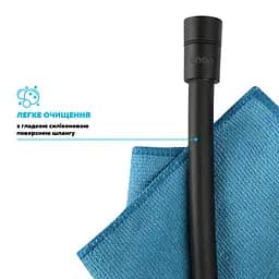 Шланг для душу 200 см Drop SH-H200-BP силіконовий - Подвійний Анти-Твіст, чорний матовий - мініатюра 5