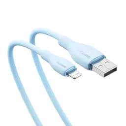 Кабель Baseus Pudding Series Fast Charging Cable USB to Lightning 2.4A 1.2m P10355700311-00 Blue - мініатюра 3