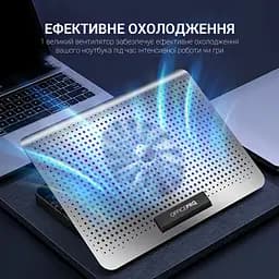 Охолоджувальна підставка для ноутбука OfficePro Silver (CP500S) - мініатюра 14
